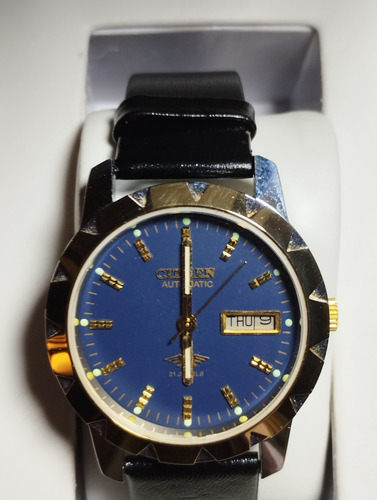 Reloj Citizen Automatico Vintage 70s Aguila 7 Bisel Estrella
