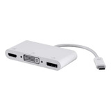 Monoprice Usb Type-c A Displayport 4 K Hdmi Y Dvi-d Ad