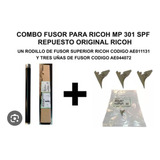 Rodillo Superior Y Uñas De Fusor Para Ricoh Mp301