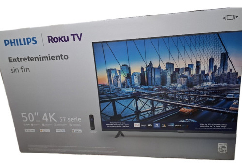 Tv Philips 50 Pulgadas Roku 4k Ultra Hd Led