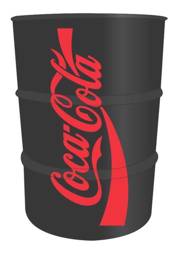 Adesivo Decorativo Tambor Barril 200l Coca-cola Auto Colante