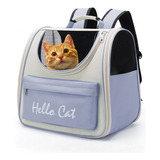 Mochila Back Pack Transportadora Gato Perro Mascota Grande