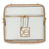 Bolsa Crossbody Cuadrada Para Mujer Cloe Chica Color Blanco