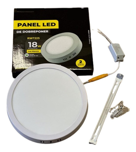 Panel Led 18w Sobreponer Pack 5 Pcs Luz Blanc Alta Potencia 