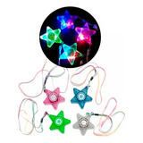 60 Collares Estrellas Led Luminoso Colgante Cotillon Carioca