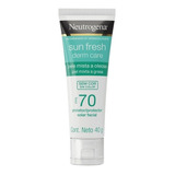 Protetor Solar Neutrogena Sun Fresh Derm Care Facial Fps70