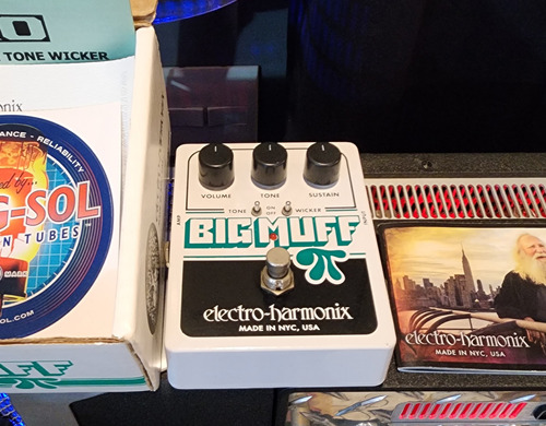 Pedal Electro Harmonix Big Muff Com Tone Wicker (perfeito)