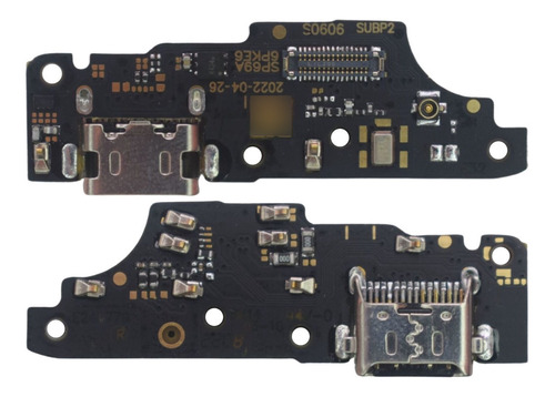 Placa Flex Carga Conector Microfon Compatível Moto E32 Turbo