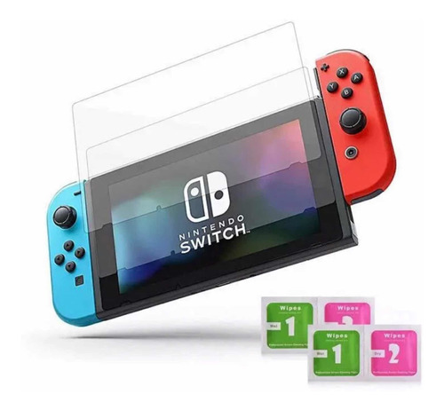 2 Unidades Vidrio Templado Nintendo Switch