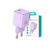 Carregador Fonte Celular 20w Usb C Compatibilidade Universal Cor Roxo