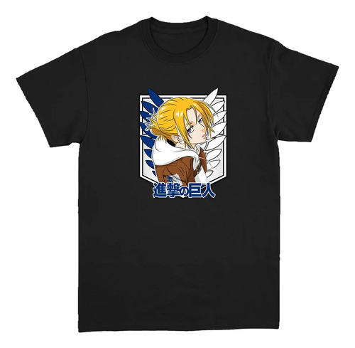 Playera Anime Shingeki No Kyojin Annie Ataque A Los Titanes