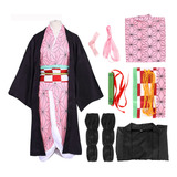 Cosplay Disfraz Anime, Disfraz De Demon Slayer Kamado Nezuko Tanjirou Shinobu Kocho Kimono Traje Para Hombre Y Mujer Adultos