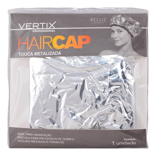 Touca Vertix Para Hidratação Metalizada Termica Haircap