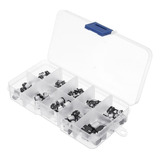 Kit De 145 Capacitores Smd Aluminio 0.47uf A 470uf Con Caja