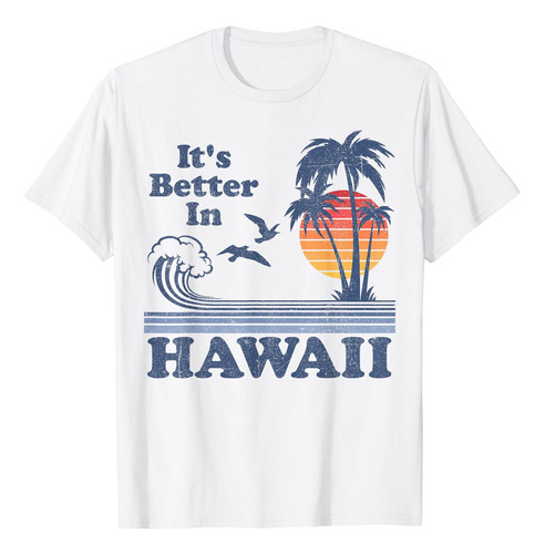 Es Mejor En Hawái, Vacaciones En La Playa, Retro, Vintage, 8