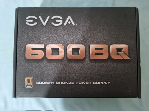 Fuente De Poder Evga 600 Bv 600w 80+ Bronze