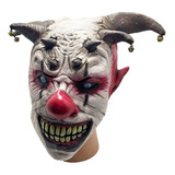Mascara Látex Bufón Diabólico Halloween