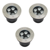 Luminario Led Empotrable 4pzs De 5w Ideal Para Exterior