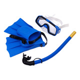 Conjunto De Snorkel Aletas Gafas Equipo De Equipo Vista