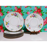 Juego De 6 Platos Playos Porcelana Heinrich Selb Bavaria (b)