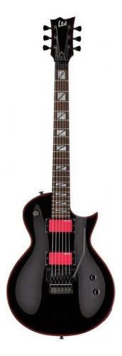 Guitarra Eléctrica Ltd Gary Holt Signature Series Gh-200 De Tilo 2017 Black Con Diapasón De Jatoba Asado