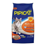 Areia Higiênica Para Gatos Multicat - Pipicat Pacote 12kg