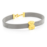 Pulsera Tous Mesh De Oro Y Acero