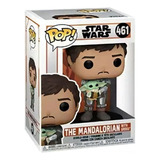 Pop Funko 461 Mando Holding Mandalorian Com Grogu Star Wars