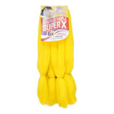 Super X Jumbo Amarelo Yellow Tranças Box Original De Fabrica