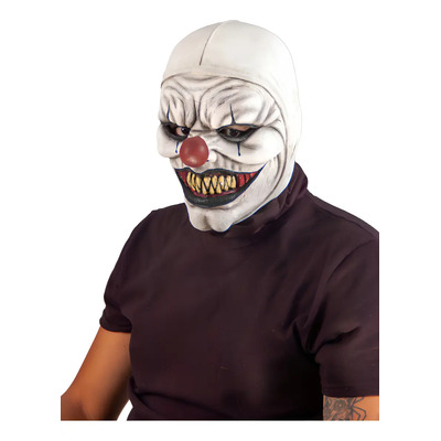 Máscara Payaso The Evil Clown Oktober Studios Disfraz Terror Color Blanco | Meses sin interés