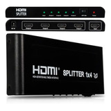 Divisor Splitter Hub Hdmi 1x4 Distribuidor Ps4 Xbox Tv Pc