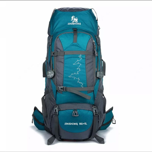 Mochila Montaña 80+5 Camping Trekking Senderismo Impermeable