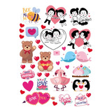 Stickers San Valentín, Corazón, Amor Scrapbook + 420 Piezas