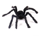 Casa Encantada Con Forma De Araña De Peluche Negra Para Deco