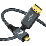 Cable Micro Hdmi A Hdmi 4k De 1 Pie, Corto De Alta Velocidad