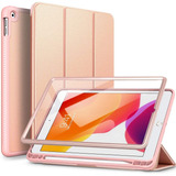 Funda Y Protector De Pantalla Para  iPad 7th Gen. 10.2 Rosa