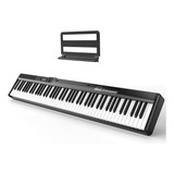 Piano Digital De 88 Teclas Semi-pesadas Con Bluetooth Y Acce