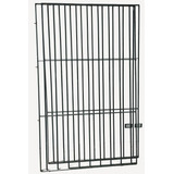 Rejas Seguridad Hierro Macizo Negro 2x1.2 M