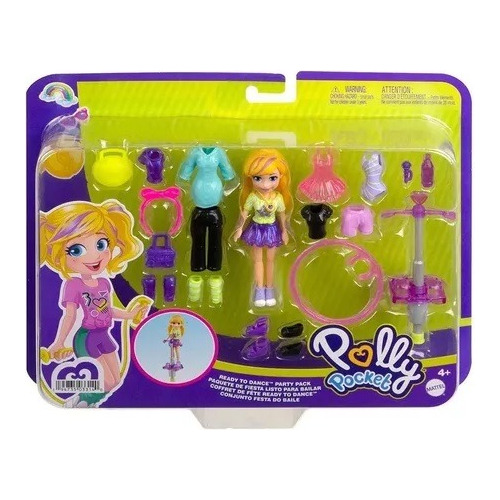 Polly Pocket Paquete De Fiesta Listo Para Bailar