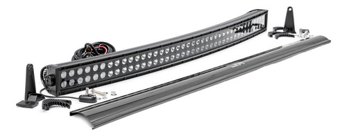 Barra Curva Luz Led 40in Doble Fila Serie Negra