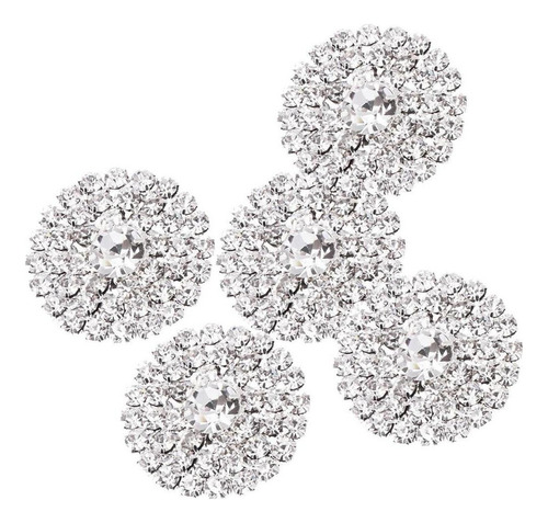 5pcs Botones De Rhinestone For Decoración Adorno