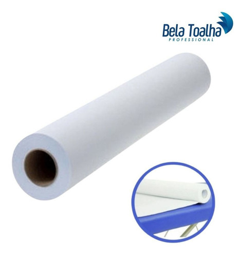 6 Rolos Lençol Hospitalar 70x50 Maca Branco Estética Bobina Bela Toalha Baby Express En Caixa6