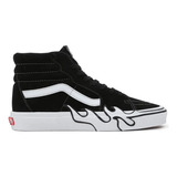 Vans Old Skool School Sk8 Hi Flame Black White Shoesfactory4