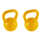 Par De Pesas Rusa Kettlebell Pvc 12kg Funcional Gym Gimnasio