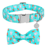 Up Urara Pup Collar De Pascua Para Perro Con Pajarita, Colla