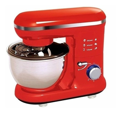 Batidora De Pie Winco W306 Roja 220 v