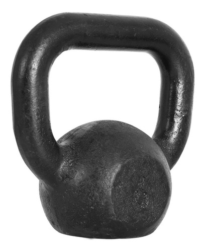 Unidade Kettlebell Pintado 6kg P/ Treino E Musculação Cor Preto