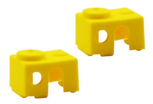 5 X 2pcs 3d Printer Silicone Wrap Socks Cover Para V6 Yellow