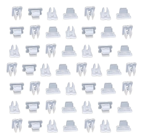 500 Grapas P/ Manguera Neónflex 5050 Blister Clip 5mm X 10mm