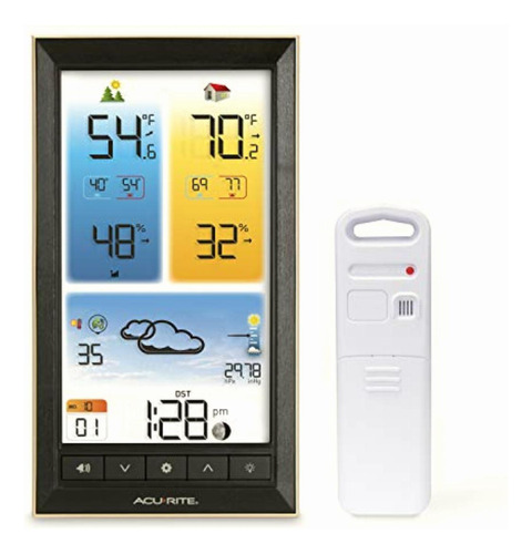 Acurite 01201m Vertical Wireless Color Weather Station With